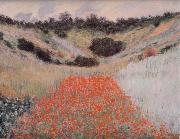Claude Monet Poppy Field in a Hollow Near Giverny painting